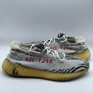 Adidas Yeezy Boost 350 V2 Sneakers Men's Size 11 Zebra Athletic Shoes CP9654